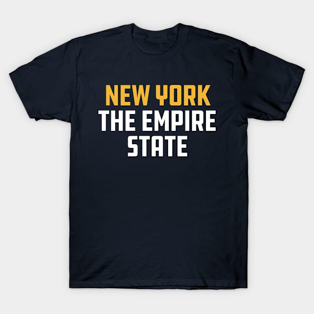 New York State: The Empire State T-Shirt by whereabouts